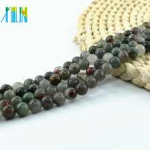 L-0151 Ágata de sangre africana todo el tamaño Smooth Natural Gemstone Beads al por mayor